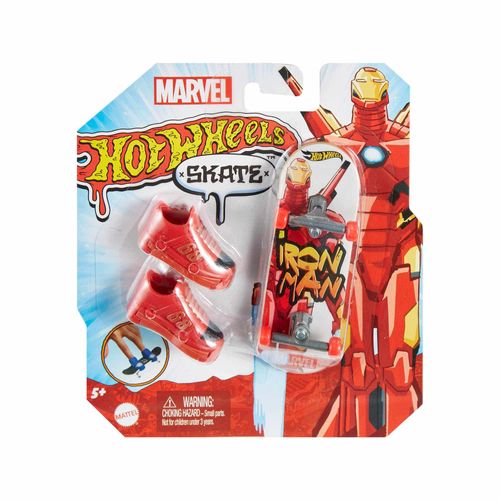 Hot Wheels Marvel Skate Patinetas Iron Man