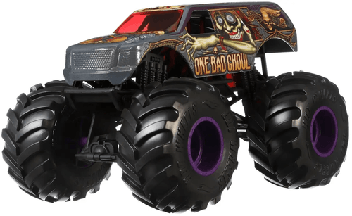 Hot Wheels Monster Trucks One Bad Ghoul Escala 1:24