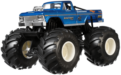 Hot Wheels Monster Trucks Big Foot Blue Escala 1:24