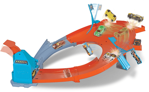 Hot Wheels Pista de Campeón de Derrapes con Lanzador y Auto de Carreras