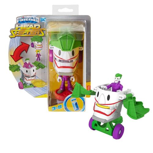 Joker Imanginext Transformer Jokermovil con Figura de Acción