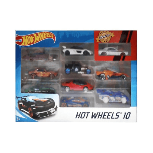 Hot Wheels Set de 10 coches-4
