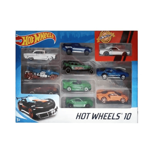 Hot Wheels Set de 10 coches-5