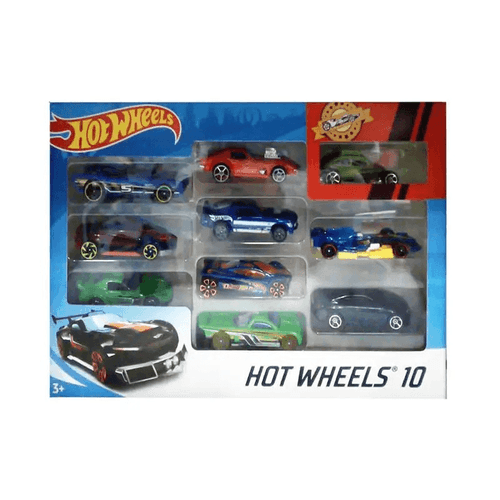 Hot Wheels Set de 10 coches-6