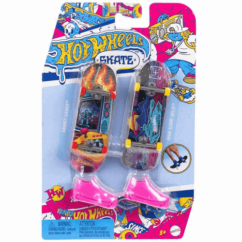 Hot Wheels Skate Patineta Sneakers Retro 2 Pack
