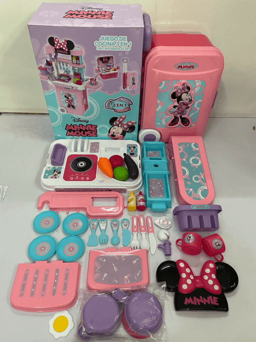 Juguete Pre Escolar Cocina de Mini Chef Minnie con Accesorios