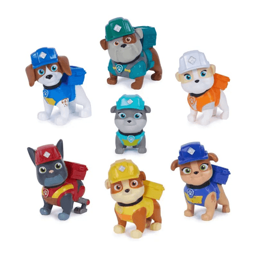 Paw Patrol Rubble Crew Set de 6 Cachorros