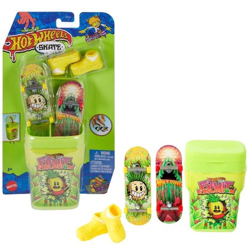 Hot Wheels Skate Park Chicles Fruit Explosión Incluye Patineta y Sneakers