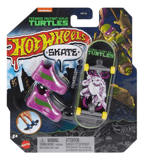 Hot Wheels Tortugas Ninja Skate Fingerboard Donatello