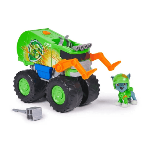 Paw Patrol Vehículo de Reciclaje Lanzador de Dardos Rocky