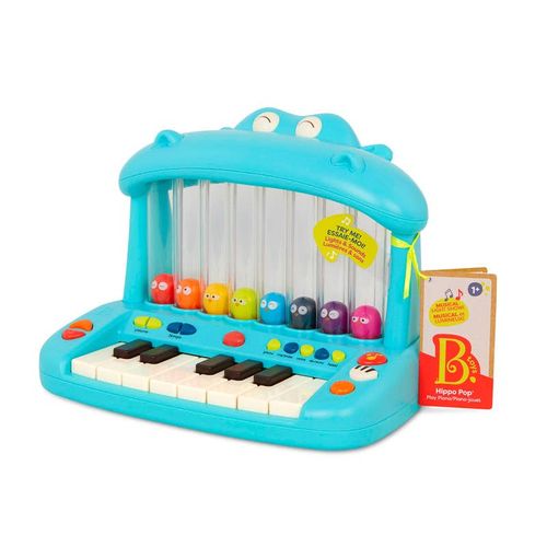 Piano Hipopótamo con Pajaritos Voladores