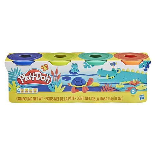 Play-Doh 4 Pack de Colores Salvajes