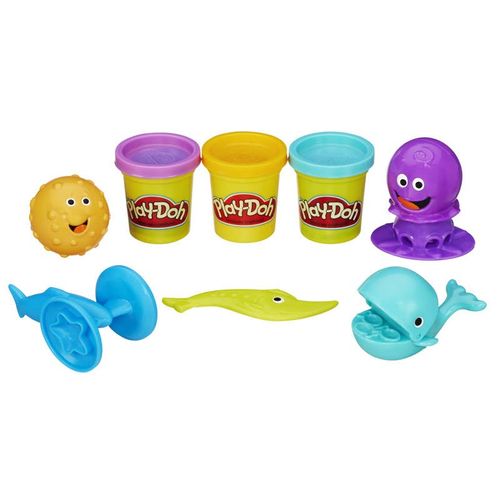 Play-Doh  Set de Juegos Creaciones Marinas con 3 Animales, Accesorios y 5 Latas