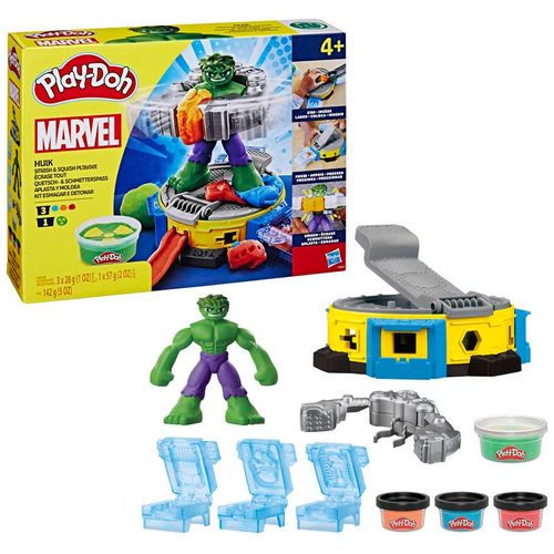 Play-Doh Marvel, Set De Juego Hulk Aplasta Y Moldea
