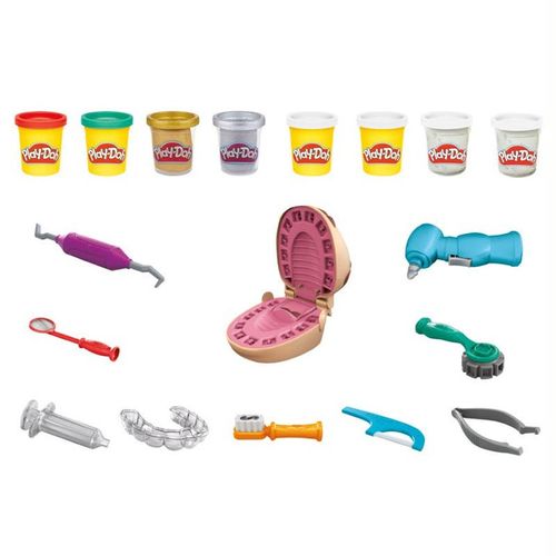 Play-Doh  Dentista Set de Juegos 9 Accesorios de Dentista y 7 Latas