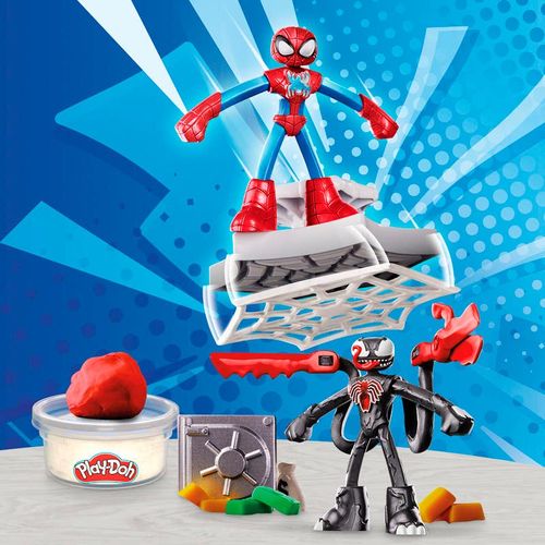 Play-Doh Marvel Set De Juego Spider-Man Lanza Y Atrapa