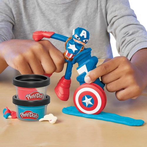 Play-Doh Marvel Figura Capitán América