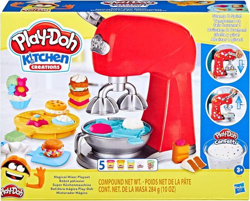 Play-Doh Set de Juegos Batidora de Cocina con 4 Accesorios y 5 Latas
