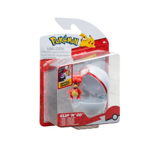Pokémon 2 Pack Figuras de Juguete Magby y Premier Ball 95057