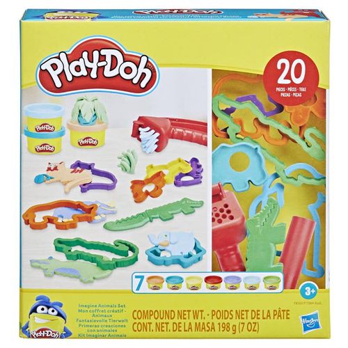 Play-Doh Set de Juegos Dinosaurios con 20 Accesorios y 7 Latas
