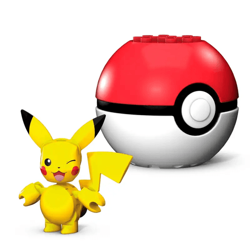 Pokemon Pokébola con Pikachu Mega Construx