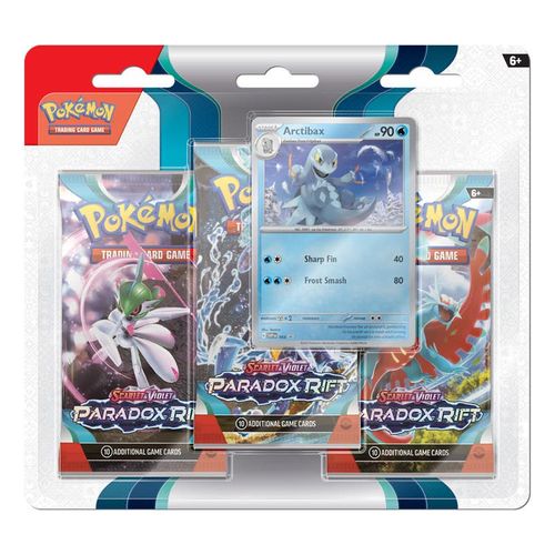 Pokémon Devir CG Blíster Paradox Rift Three Booster Inglés 187-85403