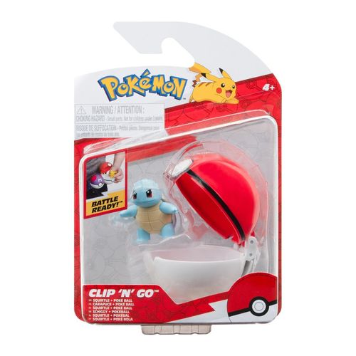 Pokémon 2 Pack Figuras de Juguete Squirtle y Poké Bola 95057