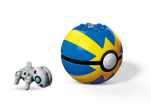 Pokemon Pokébola con Aron Mega Construx