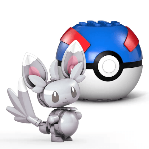 Pokemon Pokébola con Minccino Mega Construx