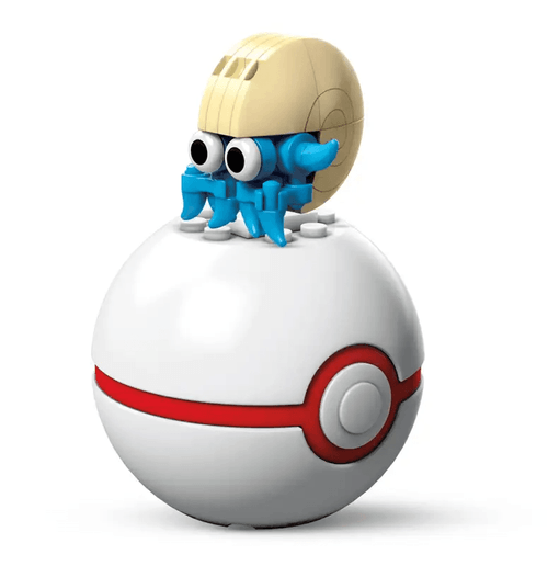 Pokemon Pokébola con Omanyte Mega Construx
