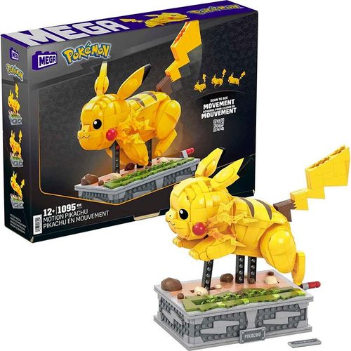 PoKémon Pikachu con Movimento Mega Construx Collector HGC23