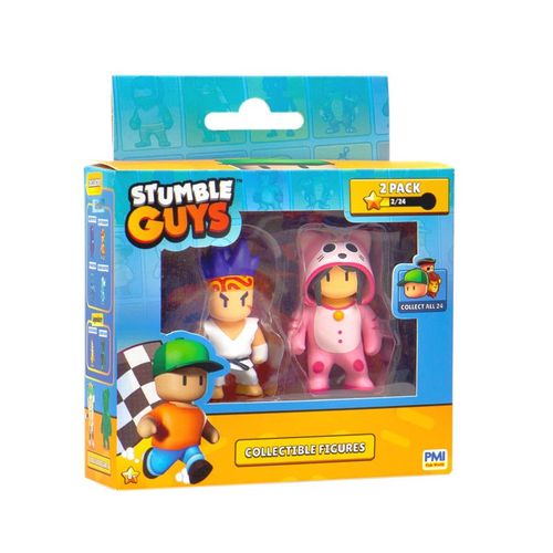 Stumble Guys 2 Pack Mini Figuras Sensei Firefist y Meowmer