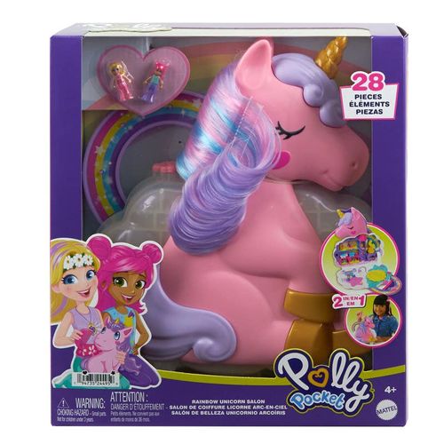 Polly Pocket Disfraz Unicornio y Arcoíris