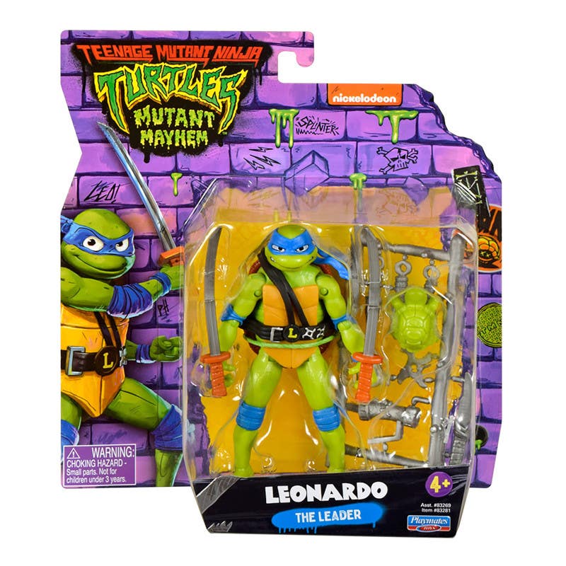Tortugas Ninja Movie Figura Básica Leonardo 89757 Juguetron
