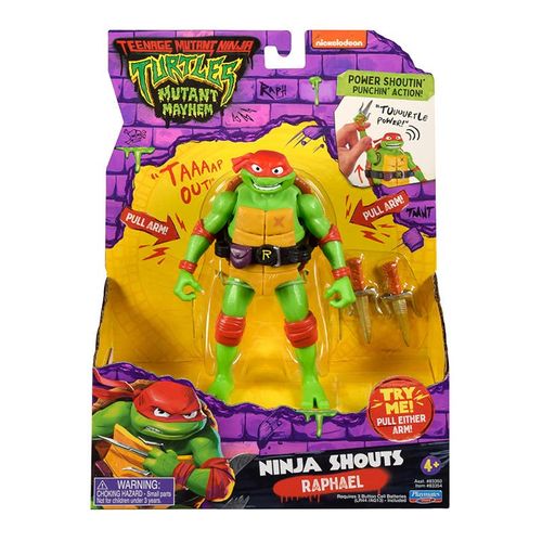 Tortugas Ninja Movie Figura con Sonido Rafael 89758