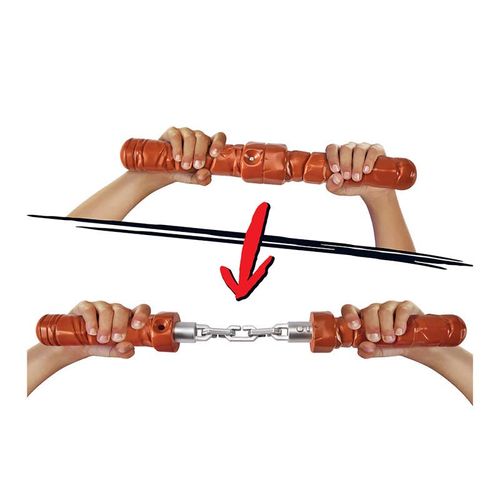 Tortugas Ninja Movie Kit Hunchaku con Máscara de Michelangelo para Niños