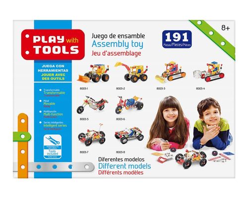 Vehículo Espacial  de Juguete Metálico para Armar