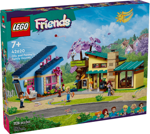 LEGO Friends Casas Familiares De Olly Y Paisley 42620