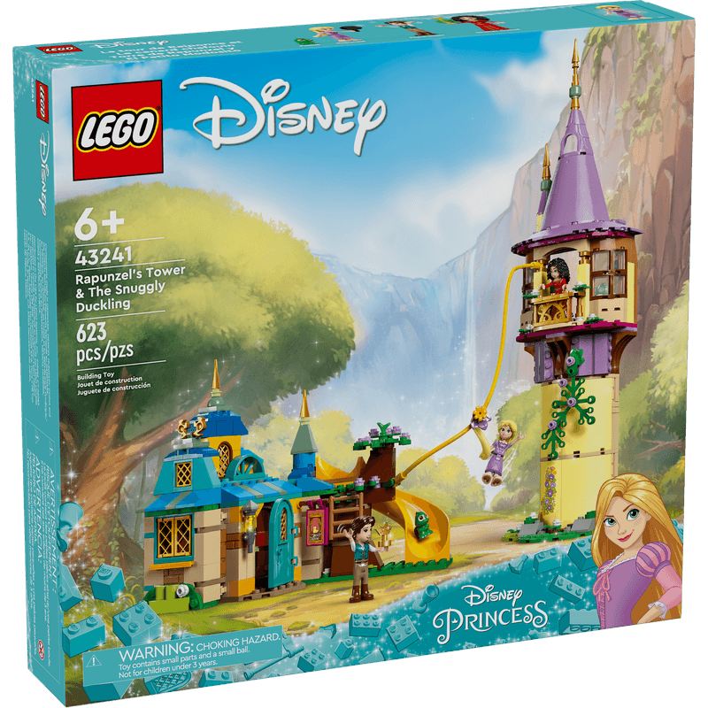 LEGO-Disney-Torre-De-Rapunzel-Y-El-Patito-Modosito-43241