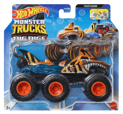 Hot Wheels Camiones Remolque Tiger Shark 1:64