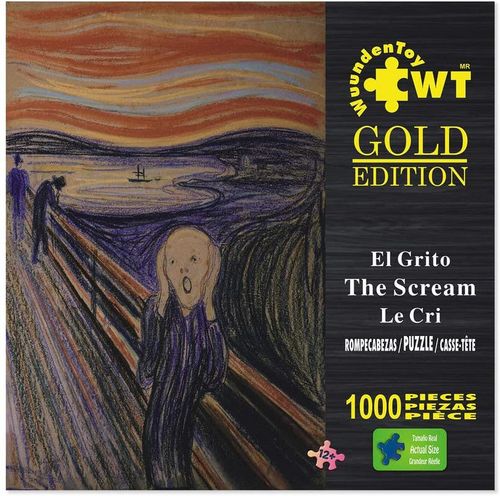 Rompecabezas The Scream de Edvard Munch 1000 Piezas