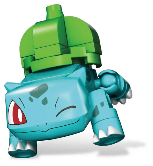 Pokemon Pokébola con Bulbasaur Guiñando Mega Construx