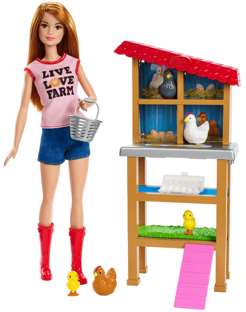 Barbie Careers Granjera Con Animales