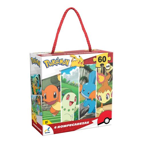 Pokemon Rompecabezas 4 en 1
