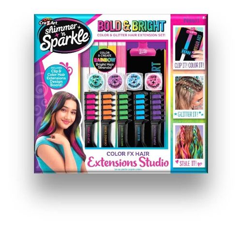 Extensiones de cabello y color Shimmer