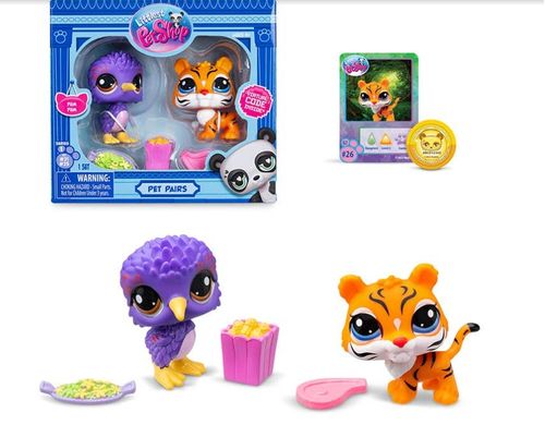 Littlest Pet Shop 2 Pack Perico y Tigre