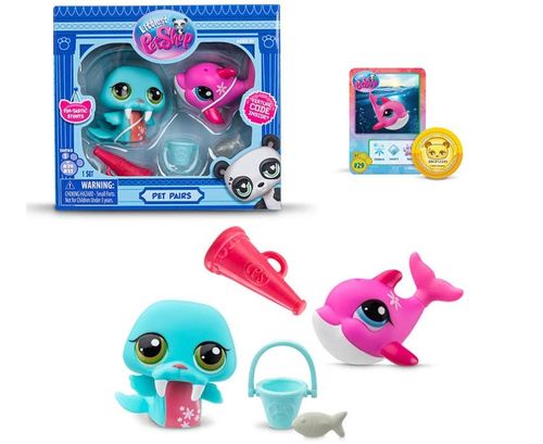 Littlest Pet Shop 2 Pack Delfin y Morsa