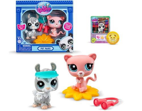 Littlest Pet Shop 2 Pack Llama y Lemur