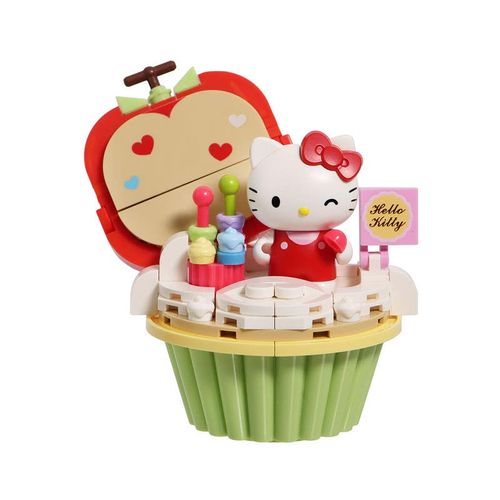 Hello Kitty y Sanrio Figura de Construcción de Apple Cupcake
