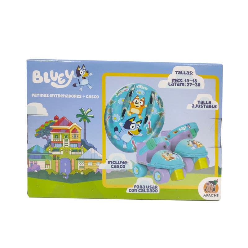Bluey-Patines-entrenadores-con-Casco